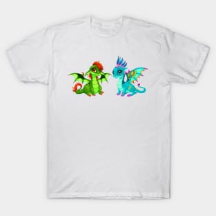 Baby dragons with cute eye T-Shirt